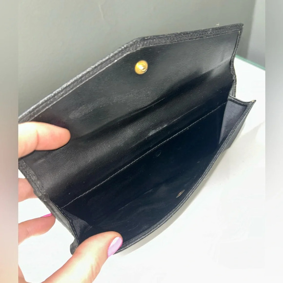 Givenchy Black Leather Envelope Wallet - Picture 4 of 16